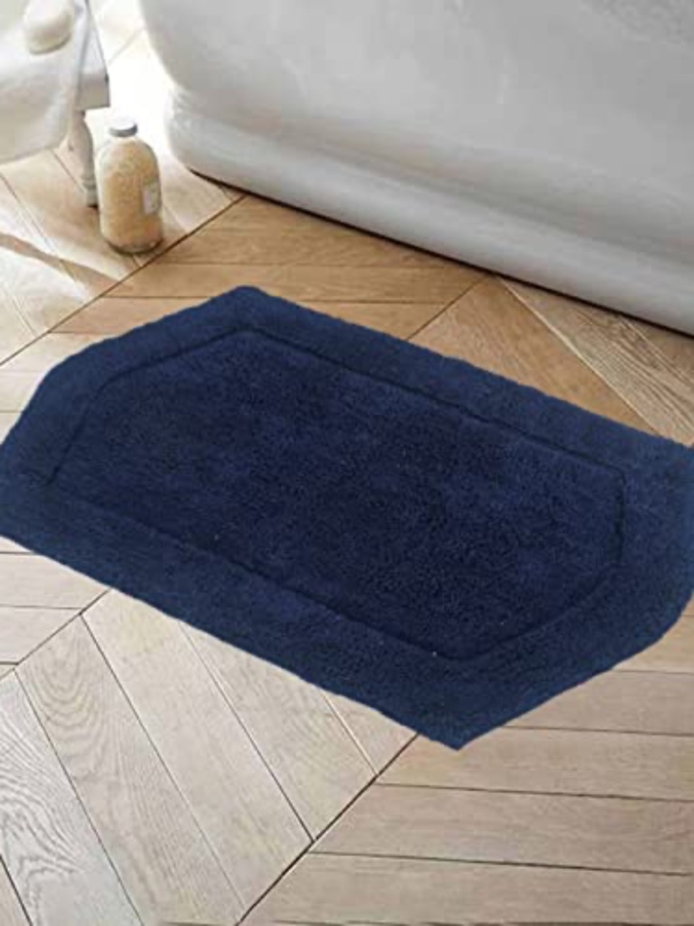 Bath Mat for Bathroom, 21"x34" 100% Cotton Tufted 840299300692